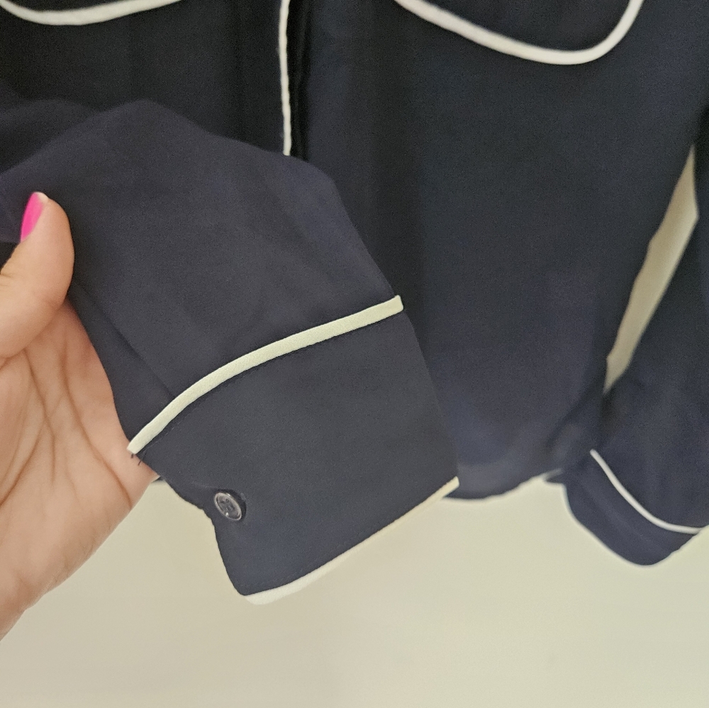 Philosophy navy and white blouse - Picture 6 of 8